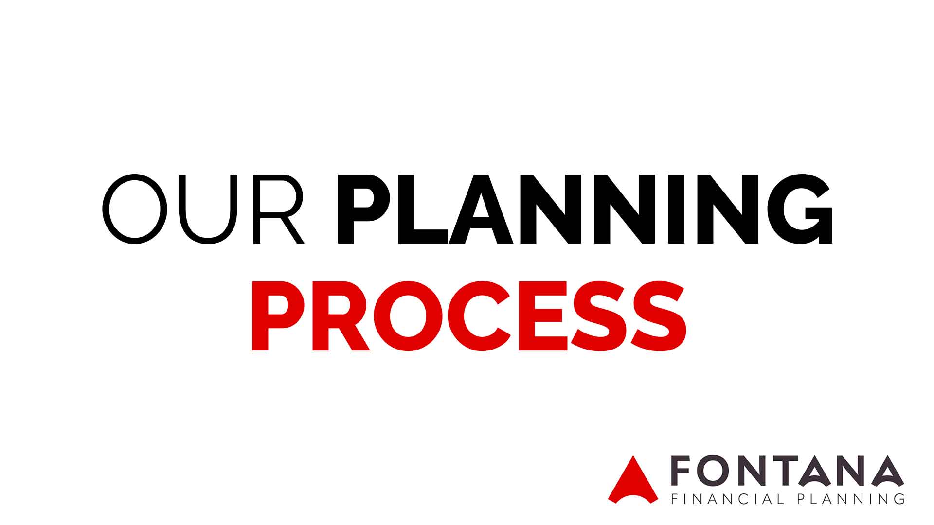Our Planning Process