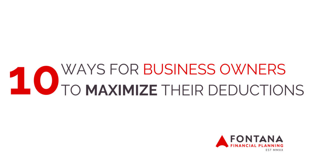 Ways for business owners to maximize deductions